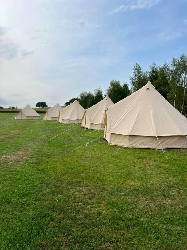 5m Canvas Bell tents