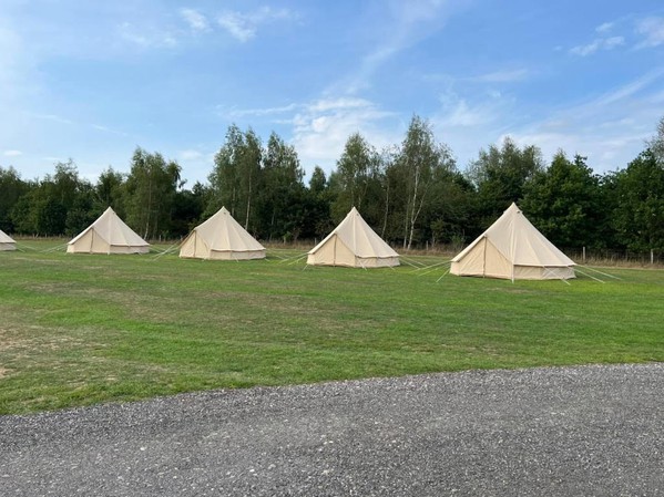 5m Canvas Camping Bell tents