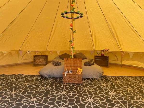 5m Canvas Glamping Bell tents