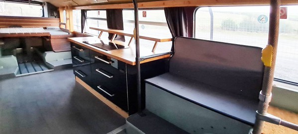 Converted bus / glamping pod