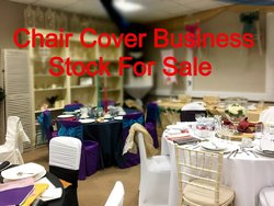 Chair cover business stock for sale