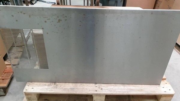 Stainless steel front panel