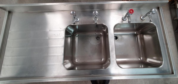 Commercial double sink for sale