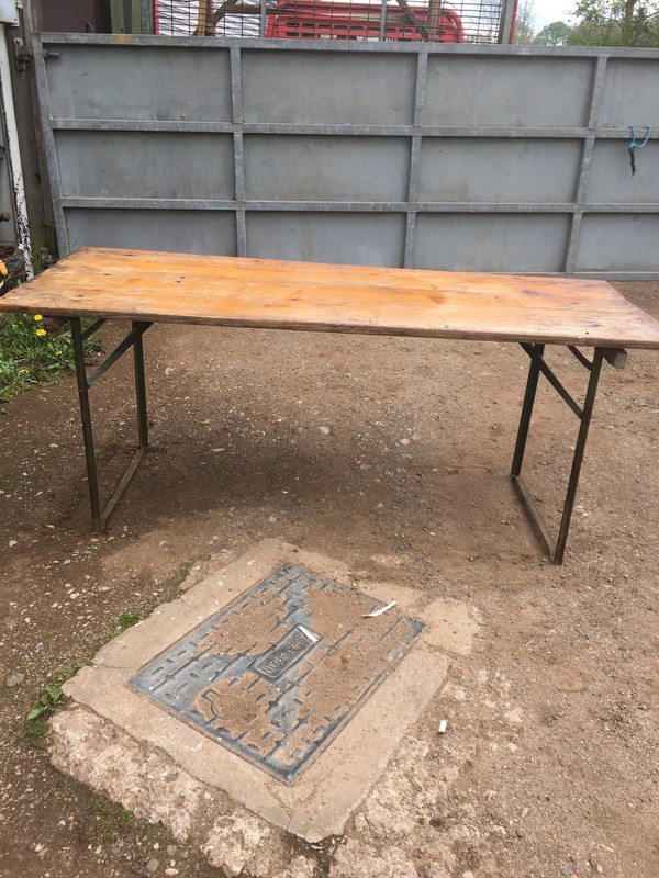 Buy Used Wooden Trestle Tables