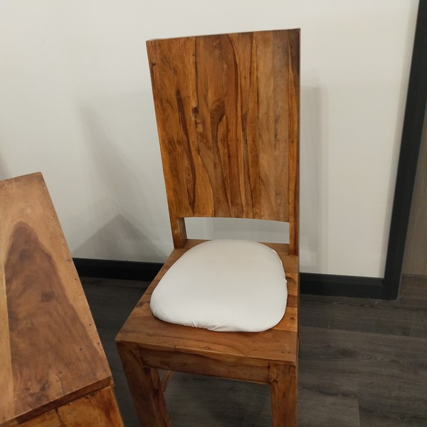 Wooden chair and tables