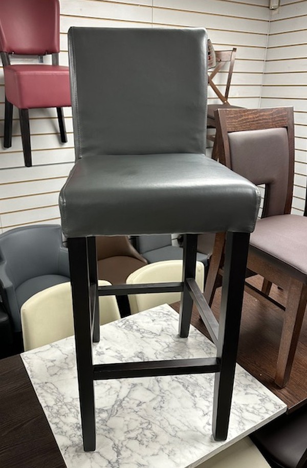 New Leather High Bar Stool Chair For Sale