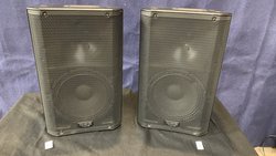 QSC K10 Loud Speakers with Bags
