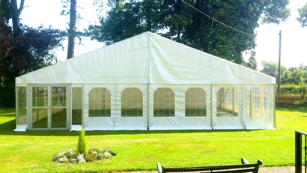 12M wide Hoecker marquee for sale