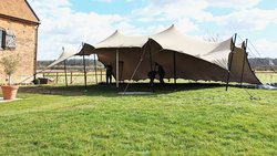 Used RHI Stretch Tent 12m x 9m Chino