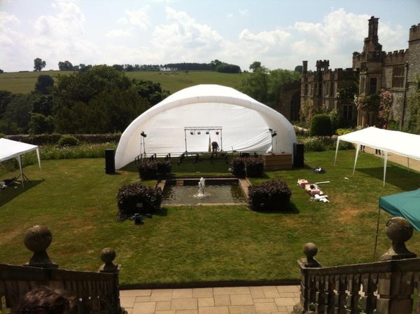 Secondhand Inflatable Stage Cover For Sale
