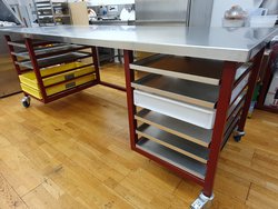 Secondhand Stainless Steel Bakers Tables For Sale