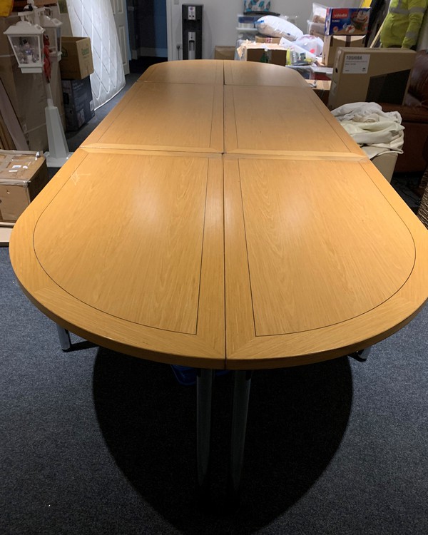Secondhand Oak Tables to Form a Large Table