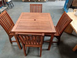 Belton hardwood tables with 4 chairs