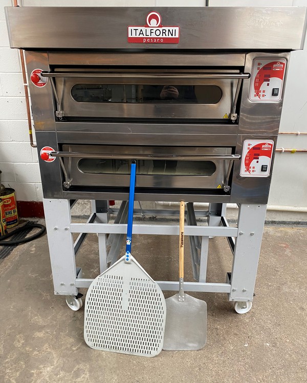Secondhand Italforni Double Deck Electric Pizza Oven For Sale