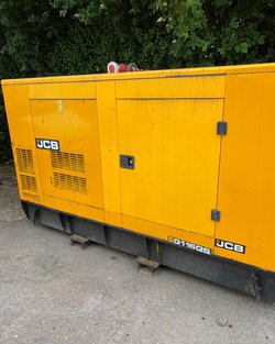 Secondhand Used 100 KVA Generator JCB G116QS Generator For Sale