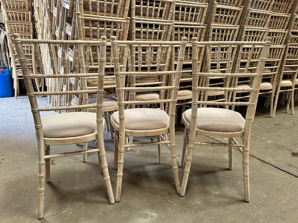 Limewash wedding chairs for sale