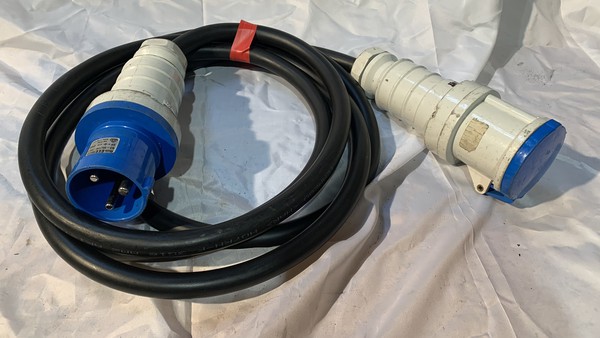 Secondhand 5 Mt 63A Single Phase Mains Distribution Cable For Sale