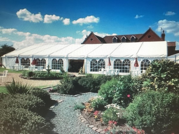 Secondhand 9m x 15m Clearspan Tectonics Custom Covers Marquee For Sale