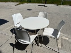 Secondhand Used Frovi Folding Tables and Chairs For Sale