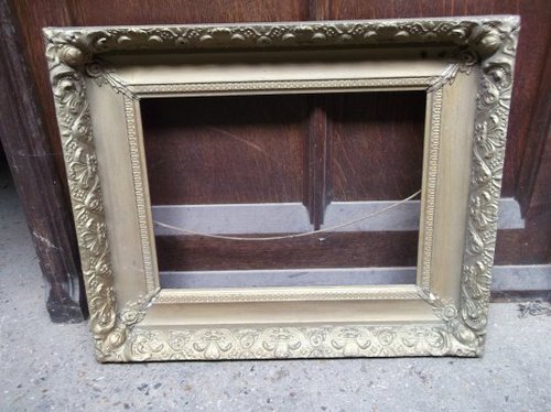 Gold Painted Wooden Frame Gold Painted Wooden Frame