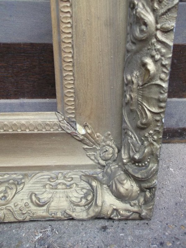 Gold Painted Wooden Frame for sale