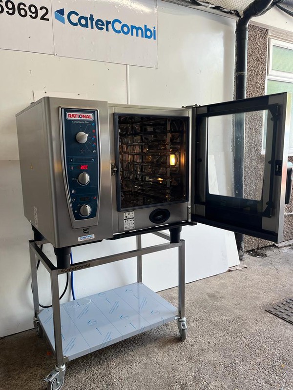 Secondhand Rational Combi Master Plus CMP 6 Grid Electric with Self Clean For Sale