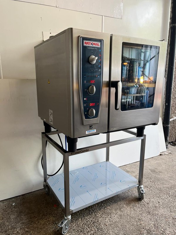 Secondhand Used Rational Combi Master Plus CMP 6 Grid Electric with Self Clean