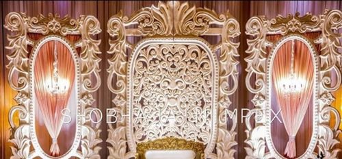 Crystal White Fibreglass Backdrop Stands