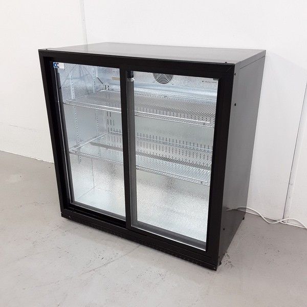 Brand New Madrid 2 Sliding Door Bottle Fridge