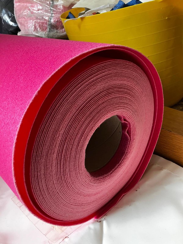 Hot Pink Carpet on Roll