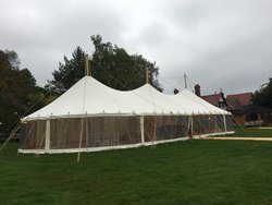 Secondhand 12m x 30m Tensioned Pole Marquee Roofs For Sale