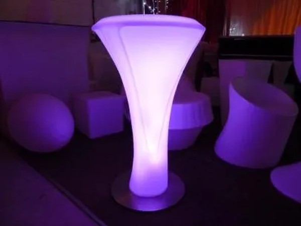 Ex Hire Lumaform LED Poseur Tables