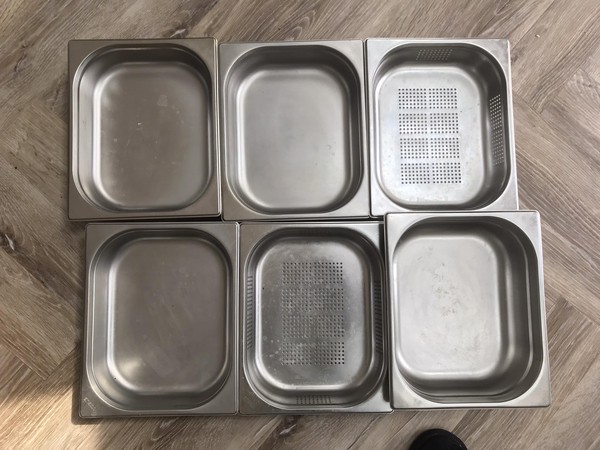Secondhand Used Assorted Gastro Trays For Sale