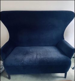 High Backed Wingback Double Chair