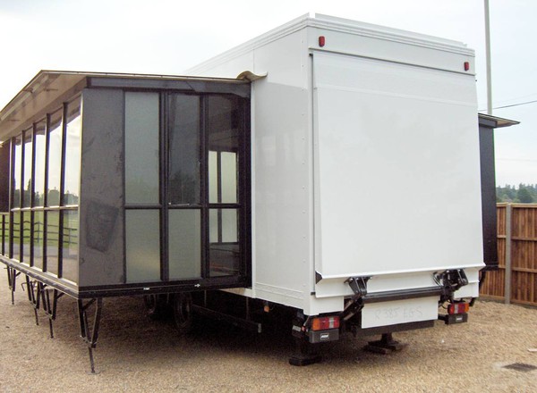 Gull wing exhibition trailer for sale