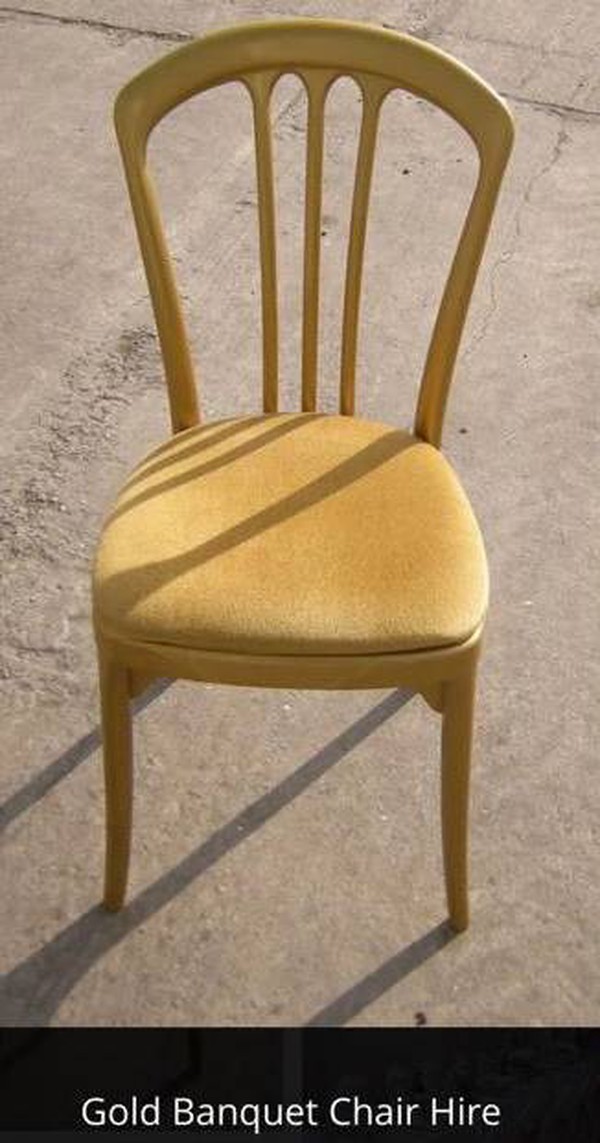 Gold chairs