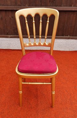Wooden Gold Cheltenham Banqueting Chairs