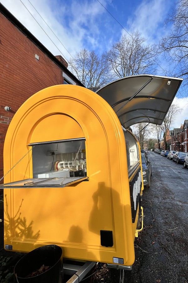 Secondhand ice cream trailer