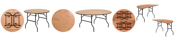 Brand New Wooden Folding Tables For Sale