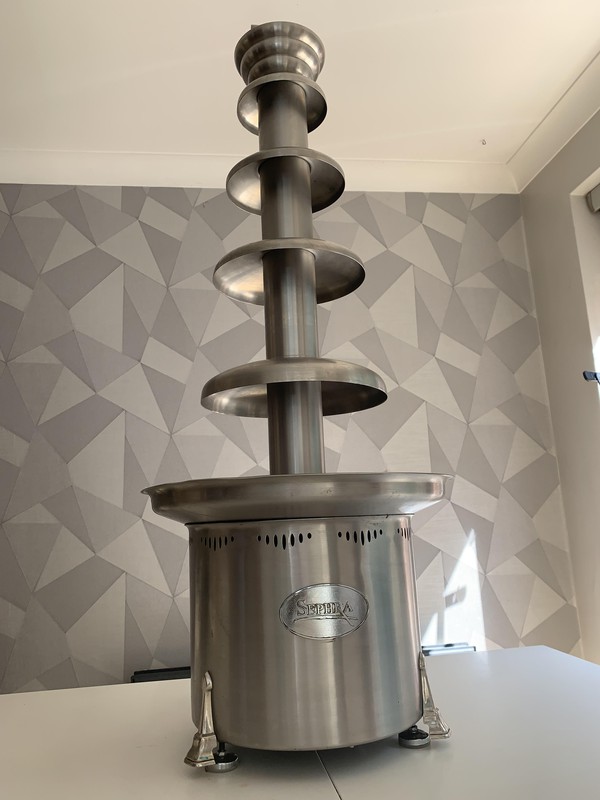 Secondhand Sephra Commercial Chocolate Fountain CF 44 Inches Tall For Sale
