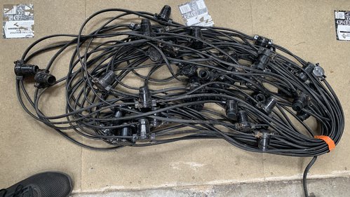 Secondhand Used 50 Mtrs Turnock Premium Festoon Harness For Sale Secondhand Used 50 Mtrs Turnock Premium Festoon Harness For Sale