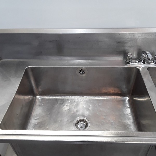 Used Stainless Triple Sink for sale