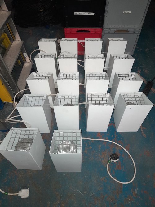 White Marquee Uplighters White Marquee Uplighters