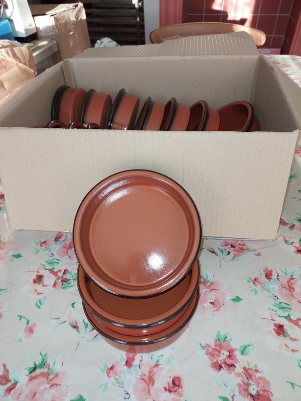 Secondhand Terracotta Tapas Bowls For Sale
