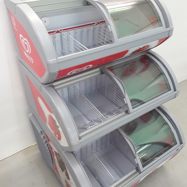 Secondhand Used Iarp Visimax Slim Ice Cream Display Freezer For Sale