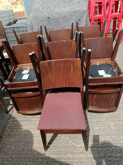 Dark Oak Dining Chairs