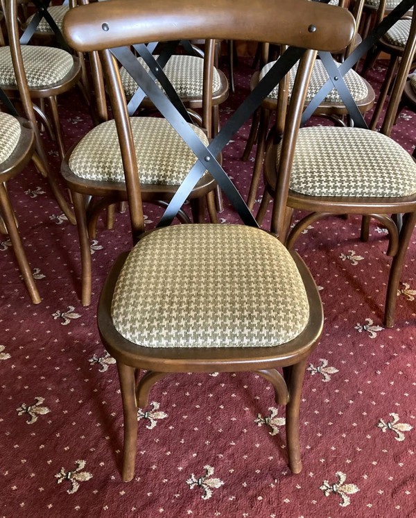 Cross Backed Banqueting Chairs For Sale