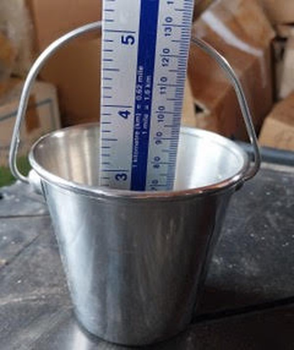 Secondhand Used Chip Pails Mini Ice Buckets Treat Buckets