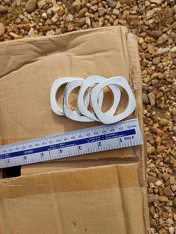 Heavy Weight Squared Off Napkin Rings For Sale