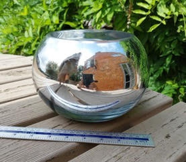 Silver Mirror Gold Fish Bowls For Sale